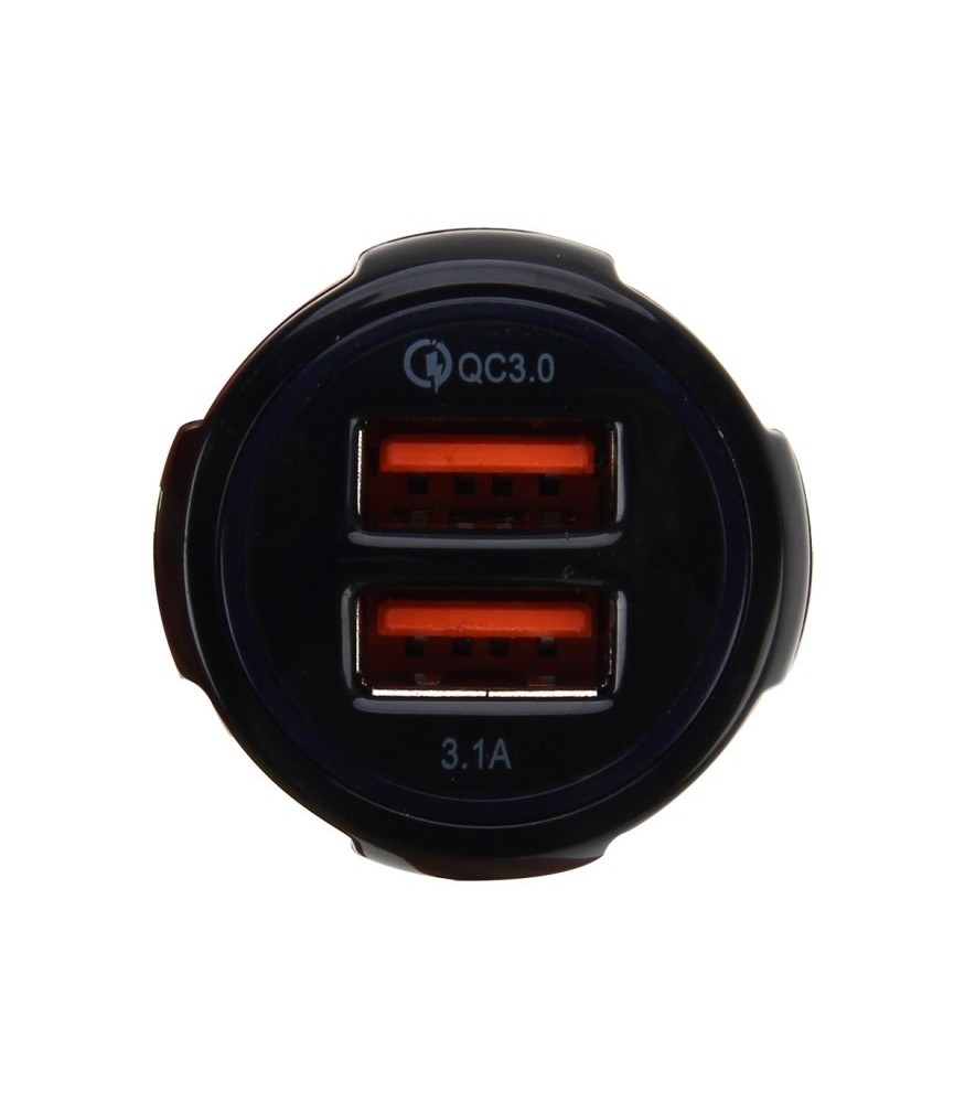 Chargeur voiture 2x USB 12V Quick Charge 3.0 3.1A