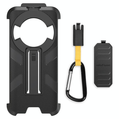 Pour Ulefone Armor 16 Pro Clip avec Mousqueton (Noir)