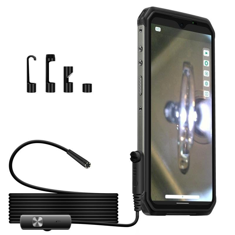 Endoscope Ulefone E1 IP67 Endoscope 3 en 1 étanche pour Ulefone Power Armor 13 Armor 9 9E (noir)