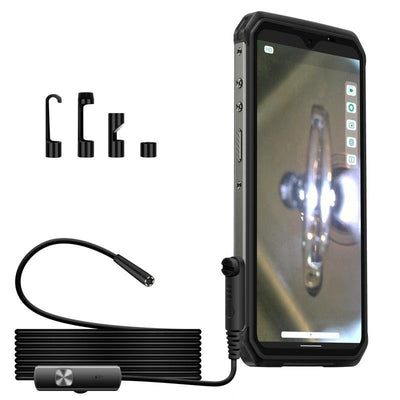 Endoscope Ulefone E1 IP67 Endoscope 3 en 1 étanche pour Ulefone Power Armor 13 Armor 9 9E (noir)