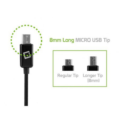 Cable Micro USB Avec Embout Long