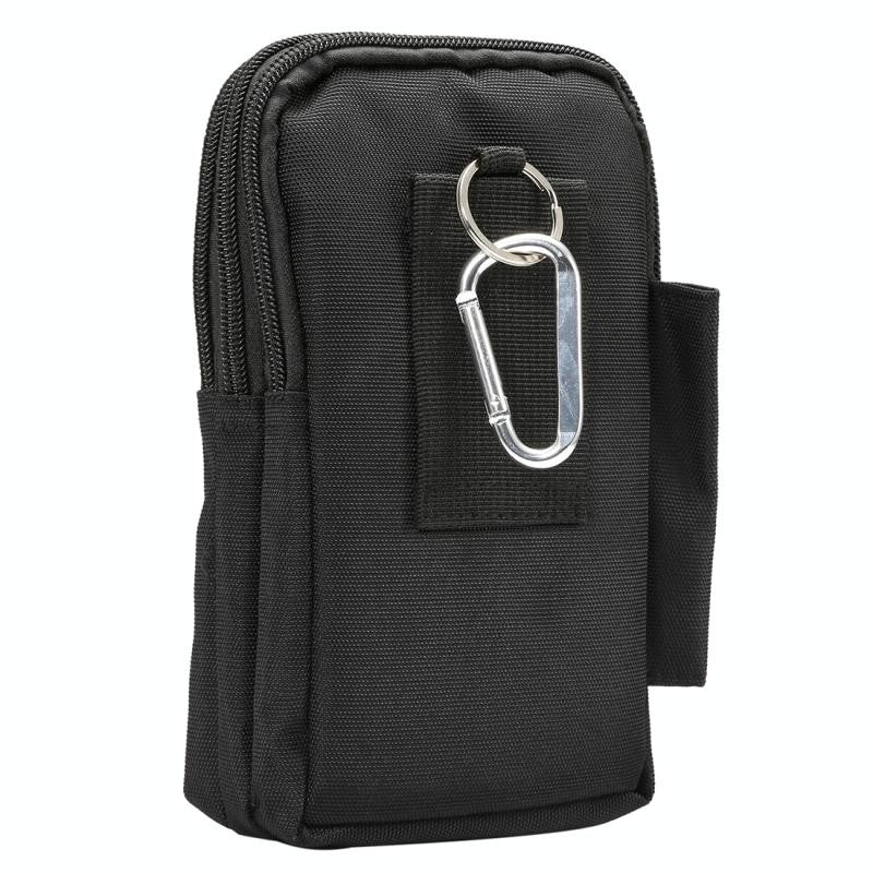 Sac pour hommes 7 pouces en polyester avec trou de ceinture et boucle d'escalade
