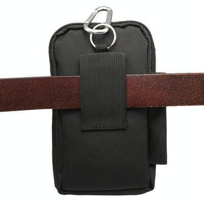 Sac pour hommes 7 pouces en polyester avec trou de ceinture et boucle d'escalade