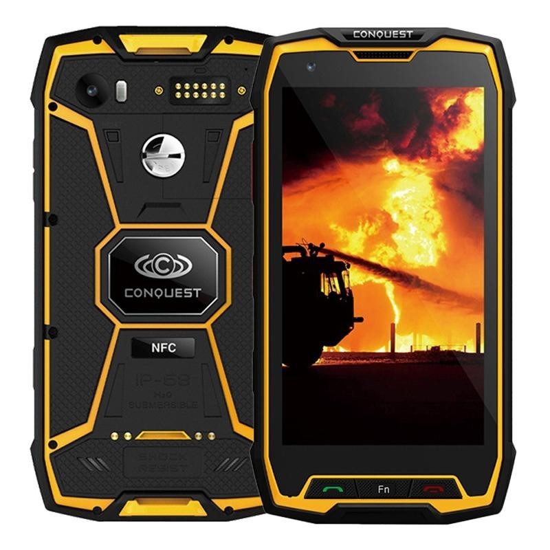 Téléphone inusable CONQUEST S9 Jaune