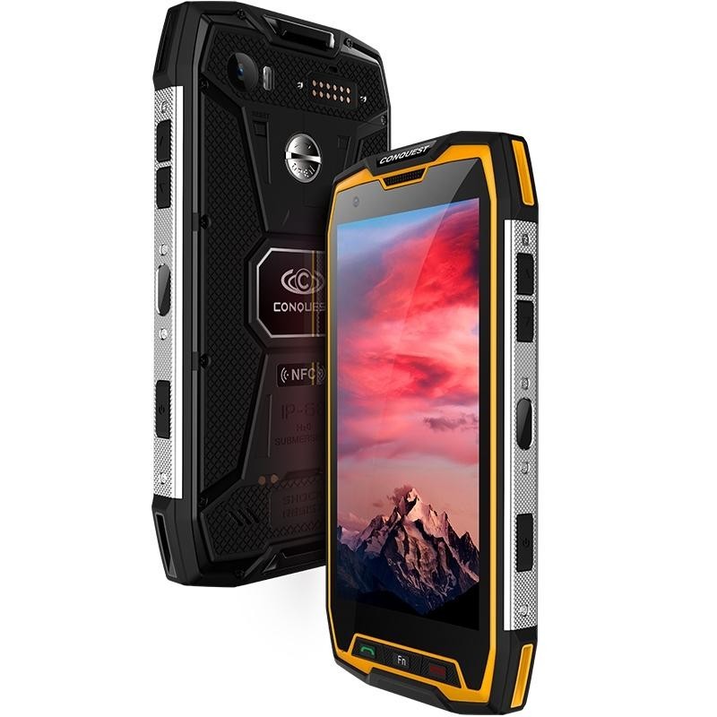 Meilleur téléphone inusable CONQUEST S9 Jaune