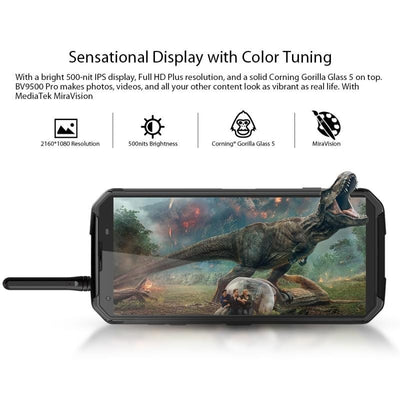 Portable waterproof Blackview BV9500 Pro Noir