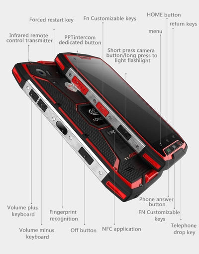 CONQUEST S9 6 RAM + 128Go/Red ROM