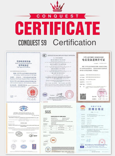 CONQUEST S9 6 RAM + 128Go/Red ROM