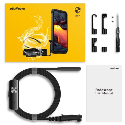 Endoscope numérique étanche IP67 pour UleFone Armor 9 /9E /13 Noir