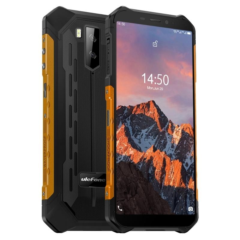 Téléphone durable Ulefone Armor X5 Pro Orange