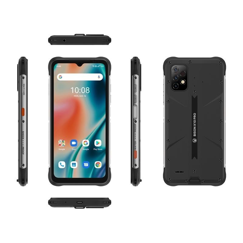 Téléphone portable durable UMIDIGI BISON X10 Pro Noir