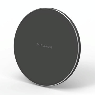GY 68 chargeur rapide sans fil en alliage d'aluminium ultra fin (noir)