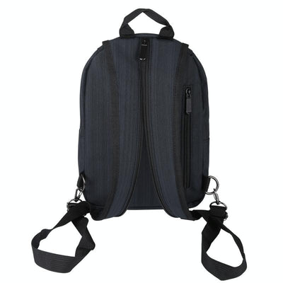 Sac à dos à bandoulière simple et double (Noir) HAWEEL 5V Paneau solaire