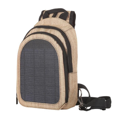 Sac à dos à bandoulière simple et double (Noir) HAWEEL 5V Paneau solaire