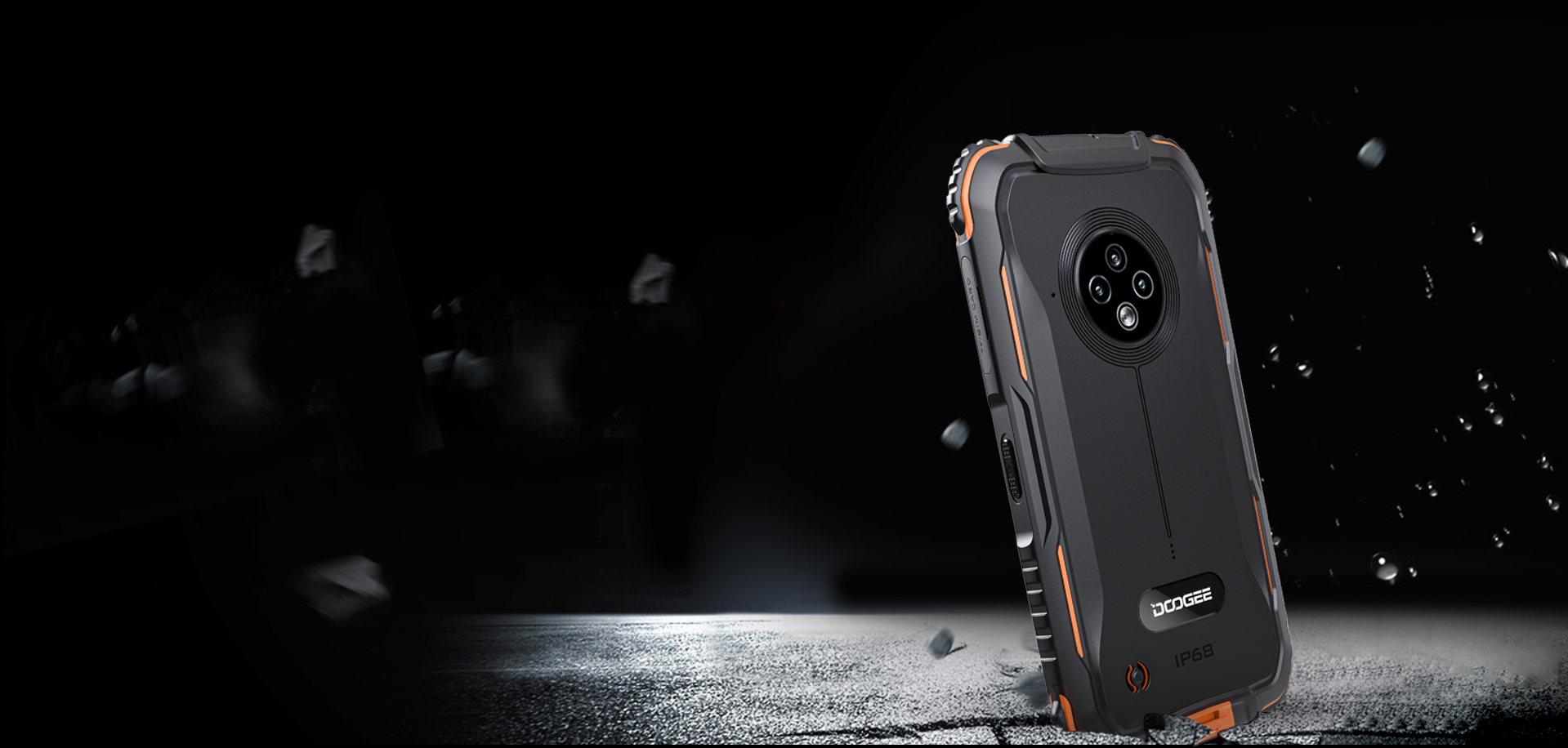  Constructed tough with rubber reinforced edges for extra protection | DOOGEE Doogee S35T