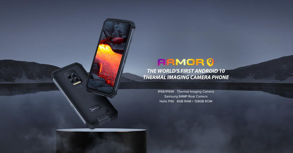 Thermal Imaging Rugged Smartphone Ulefone Armor 9 with 64MP Camera &  Android 10