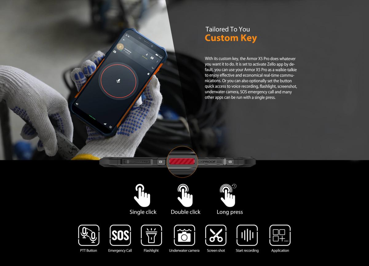 Smartphone Rugerizado Ulefone Armor X5 - Team Equipalia